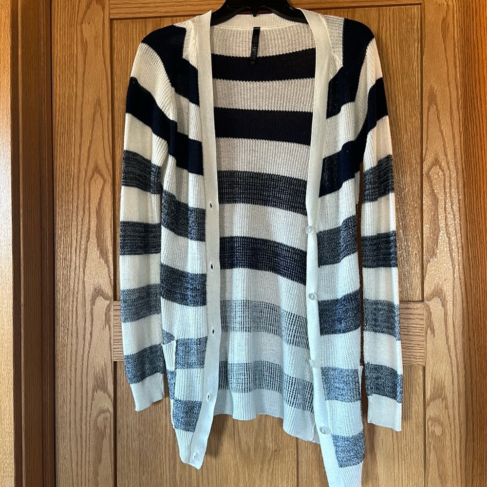 Striped cardigan